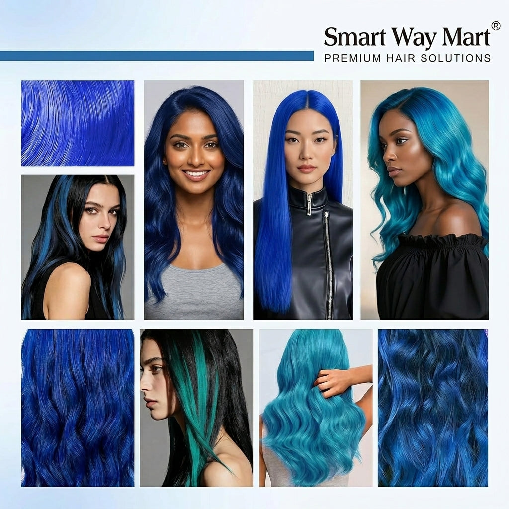 Blue Color Hair Mask