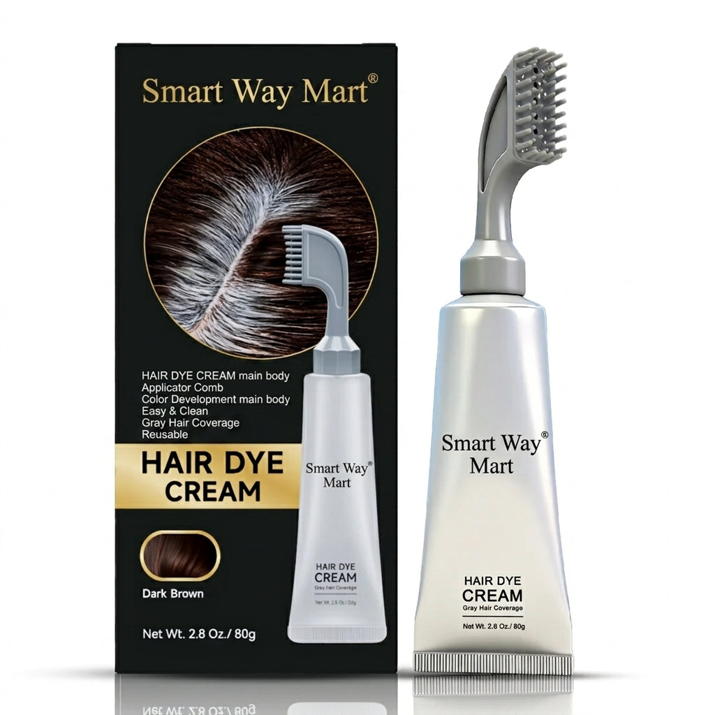Gray Coverage Hair Dye Comb