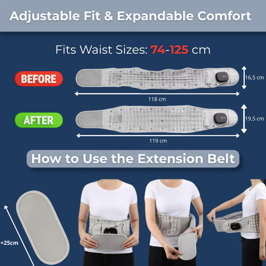 4-in-1 Lumbar Support & Back Relaxation Belt