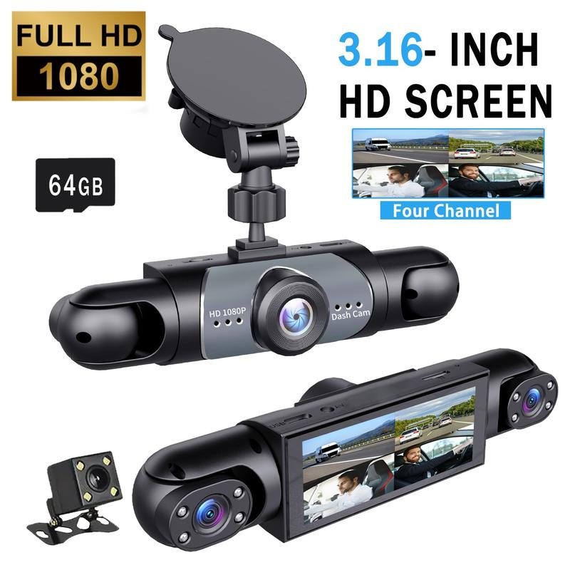4 Channel Car Dash Cam
