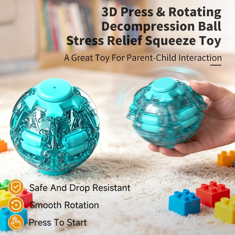 Press-to-Spin Fidget Ball