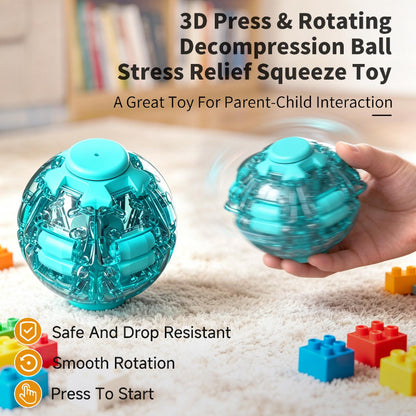 Press-to-Spin Fidget Ball