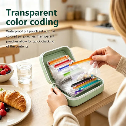 Waterproof Pill Organizer Pouches