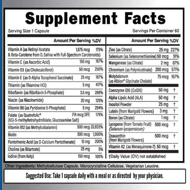 Methylated Multivitamin Capsules