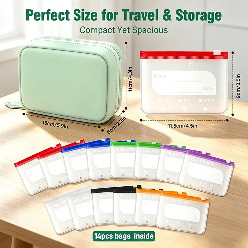 Waterproof Pill Organizer Pouches