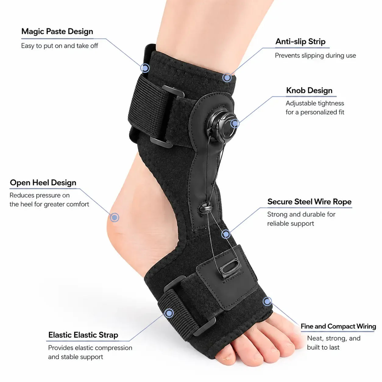Adjustable Dial Ankle Stabilizer Brace