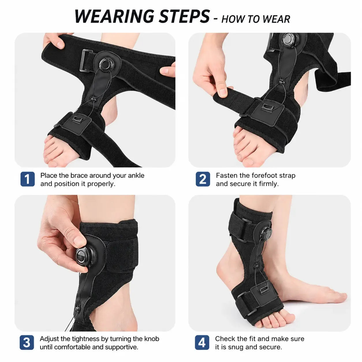 Adjustable Dial Ankle Stabilizer Brace