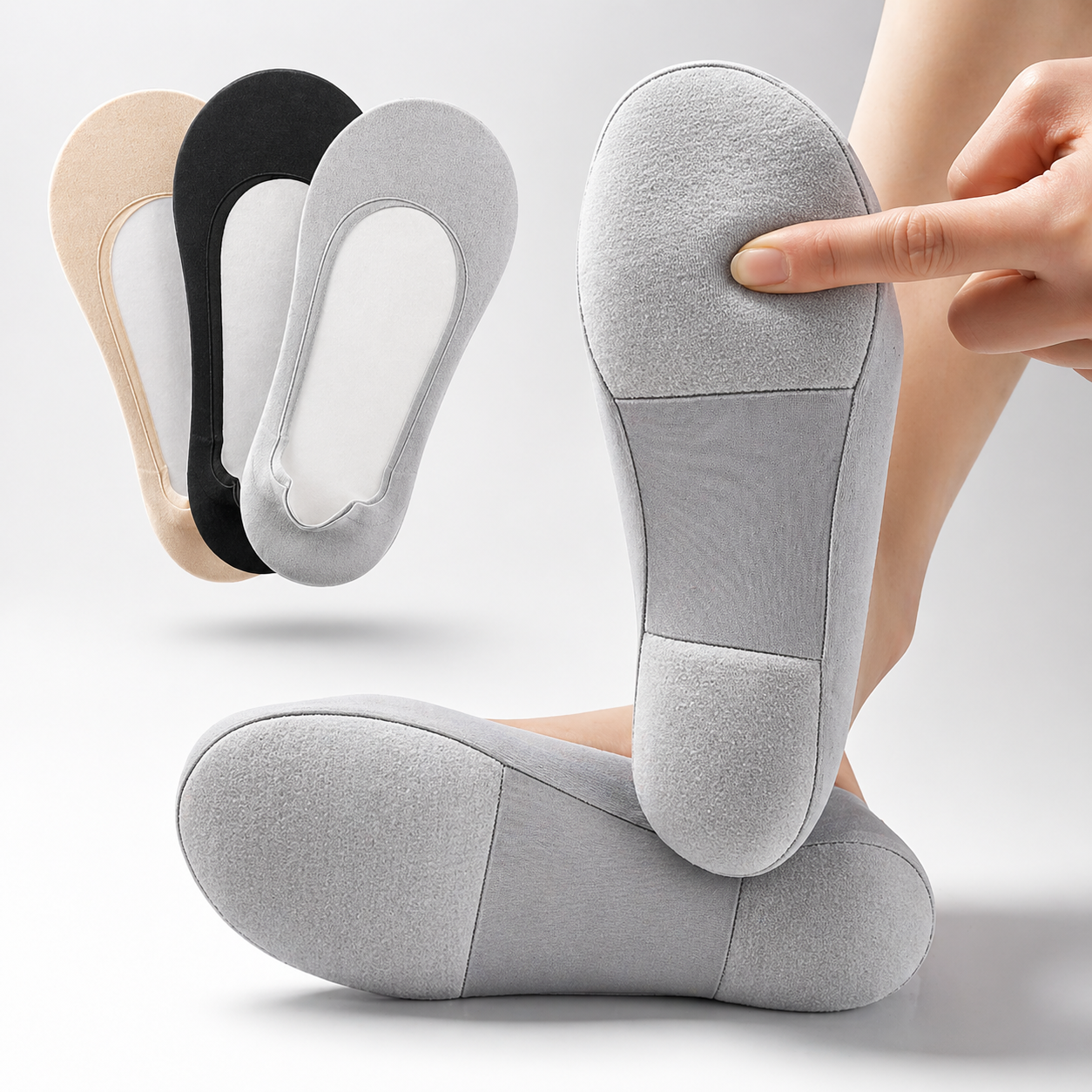 Cushioned No-Show Socks