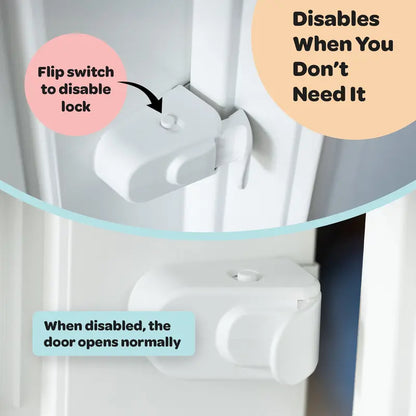 Snap-On Childproof Door Lock