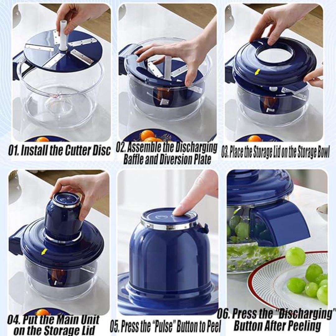 Portable Rechargeable Kitchen Peeler Machine