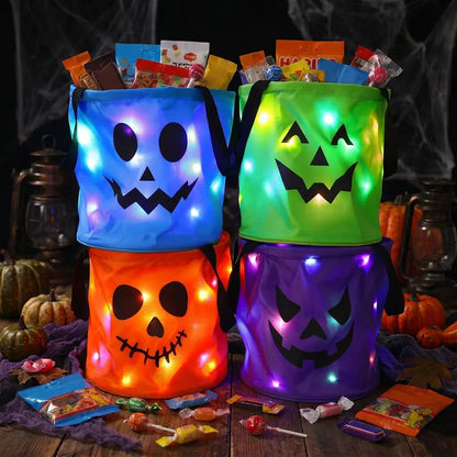 LED Halloween Glow Candy Bag