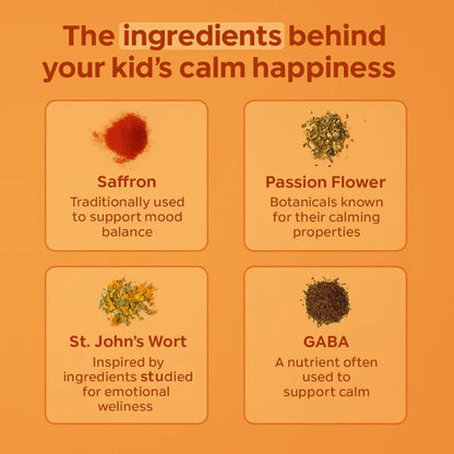 Kids Calm & Focus Saffron Gummies