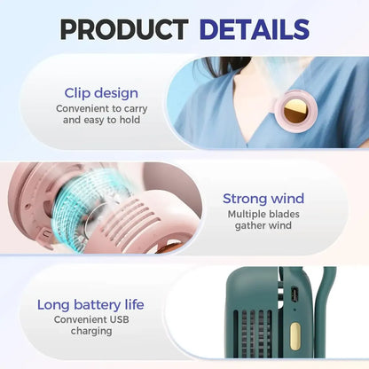 Portable Mini Bladeless Cooling Fan