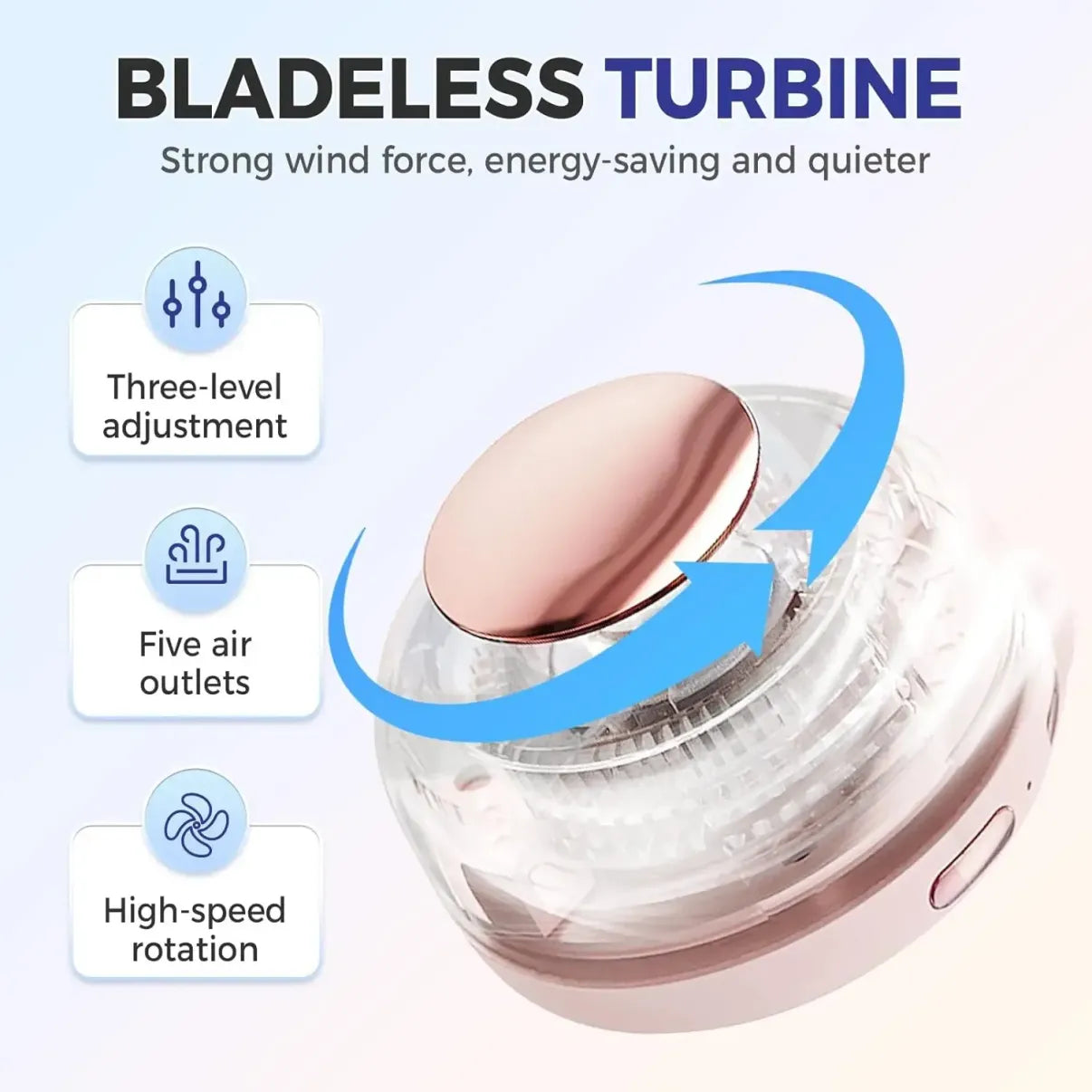 Portable Mini Bladeless Cooling Fan