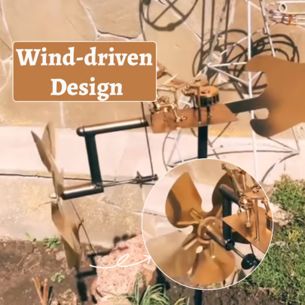 🥁Handmade Metal Rock Band Windmill🎁