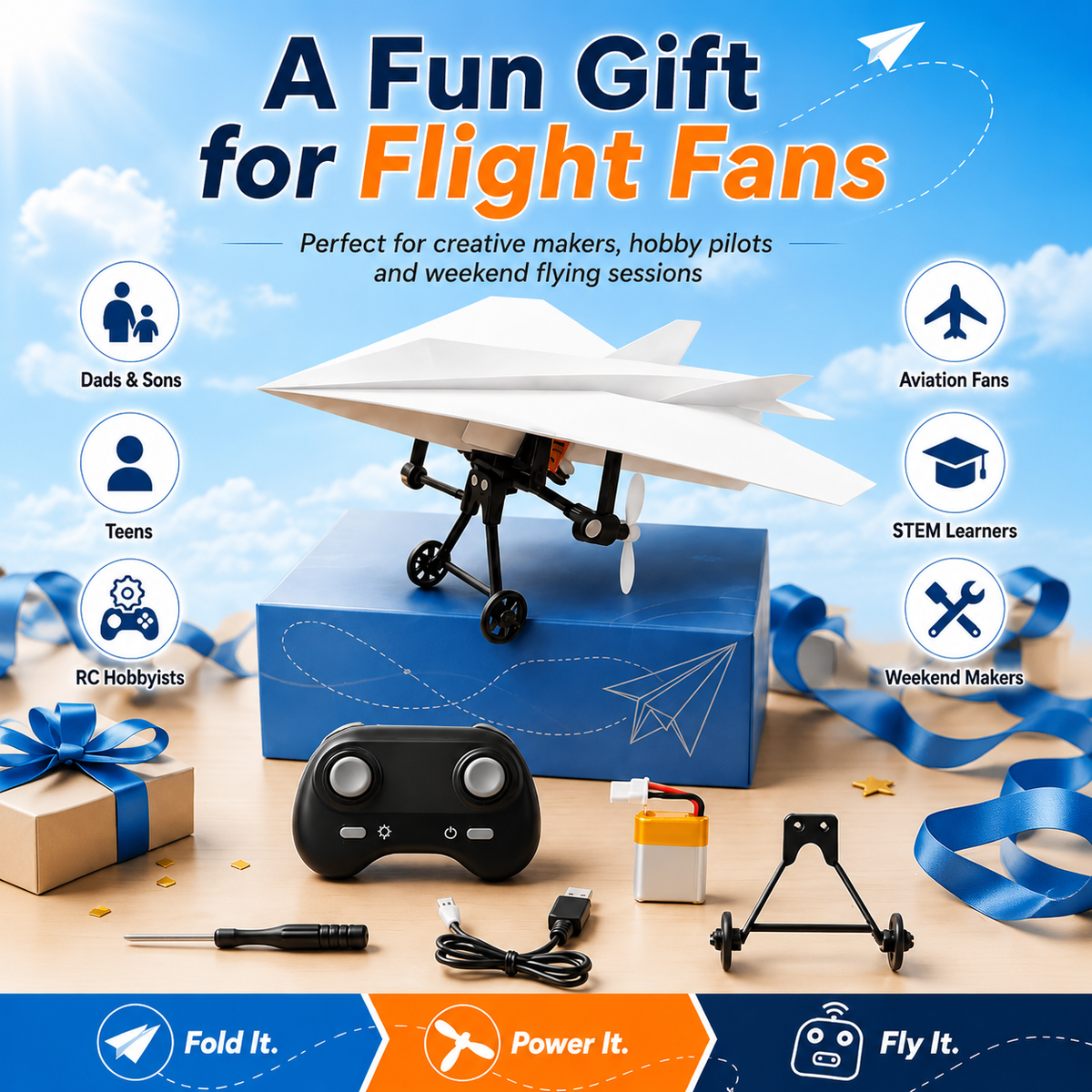 Remote Controlled Flying Glider – Stable RC Plane