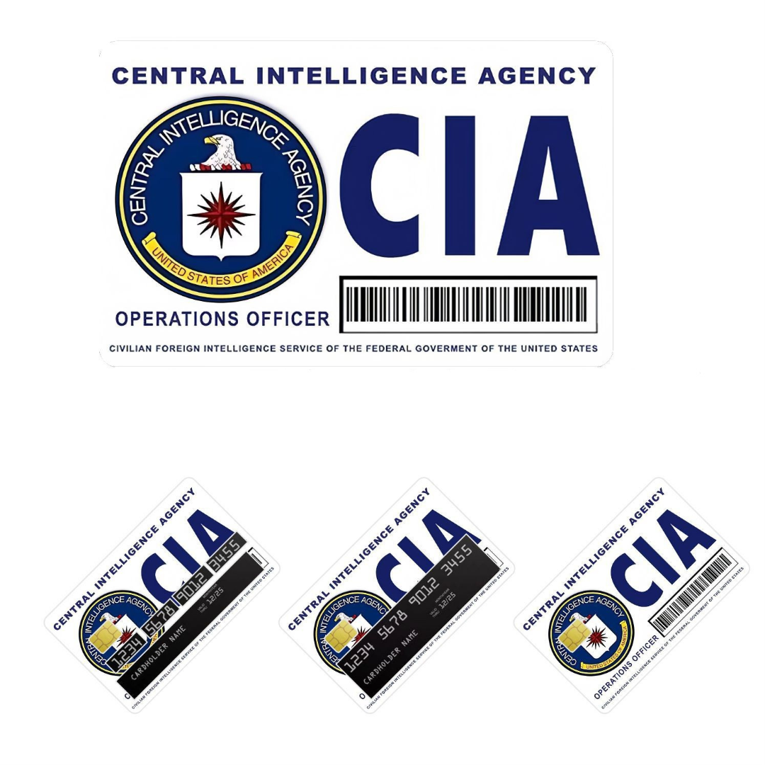 FBI CIA ICE Special Agent ID Card Sticker