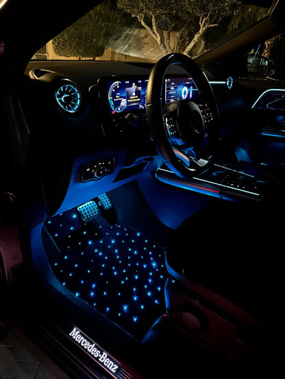 Starlight Fiber optic car Floor Mats