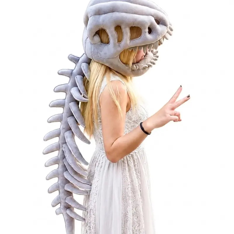 Dinosaur Skeleton Costume Hat