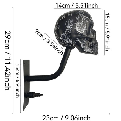 Skull Helmet Wall Mount