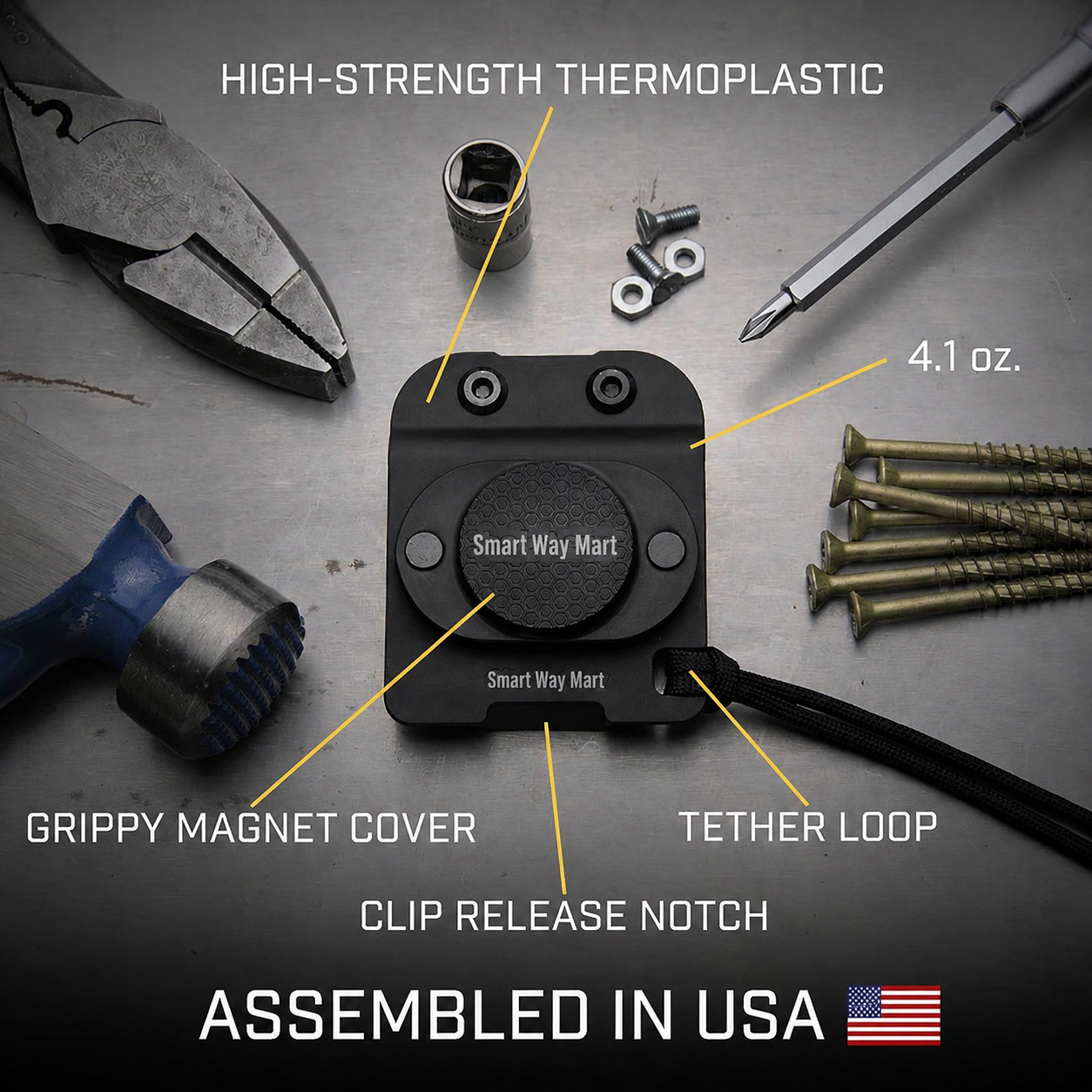 Magnetic Tool Holder Clip