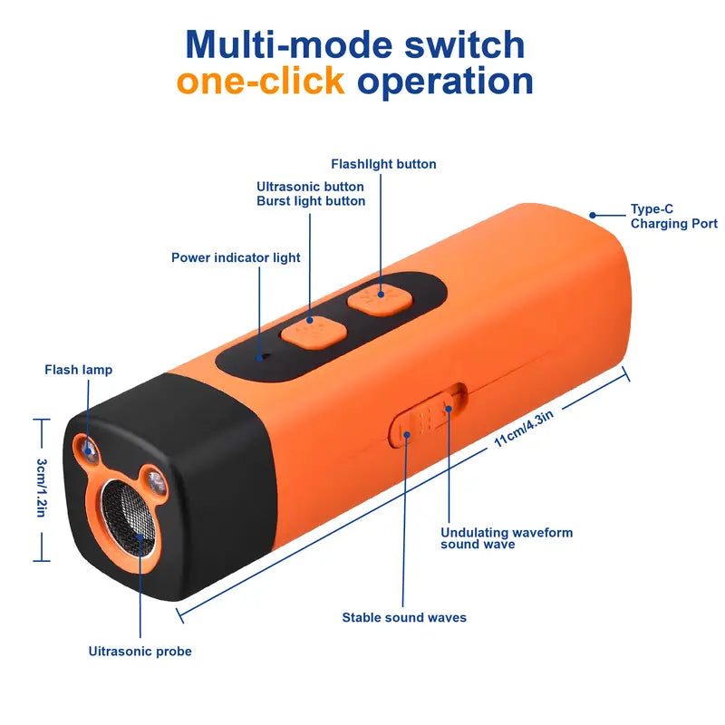 QuietPaws BarkButton-Portable Anti-Bark Training Device