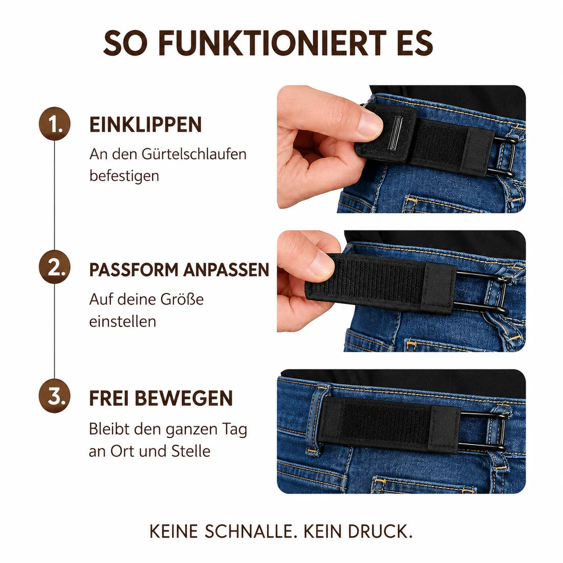 No Buckle Stretch Belt