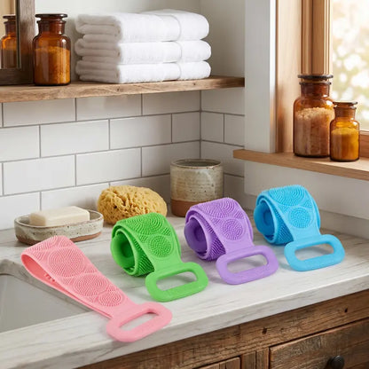 Double-Sided Silicone Shower Back Scrubber