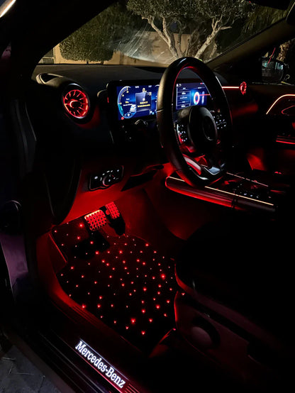 Starlight Fiber optic car Floor Mats
