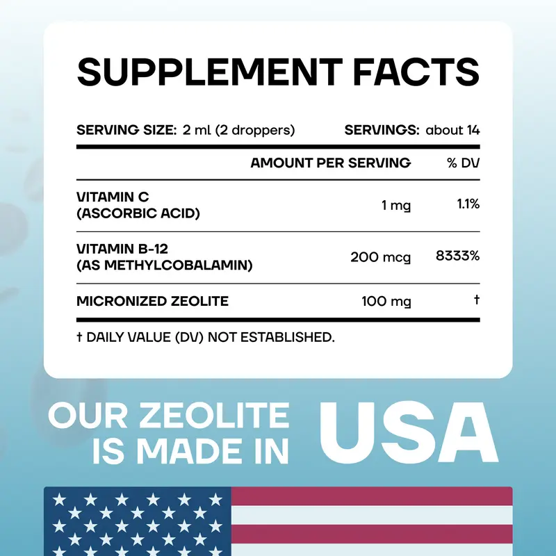 Zeolite Detox Drops