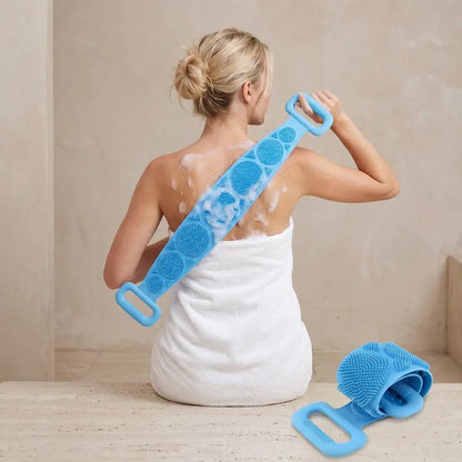 Double-Sided Silicone Shower Back Scrubber