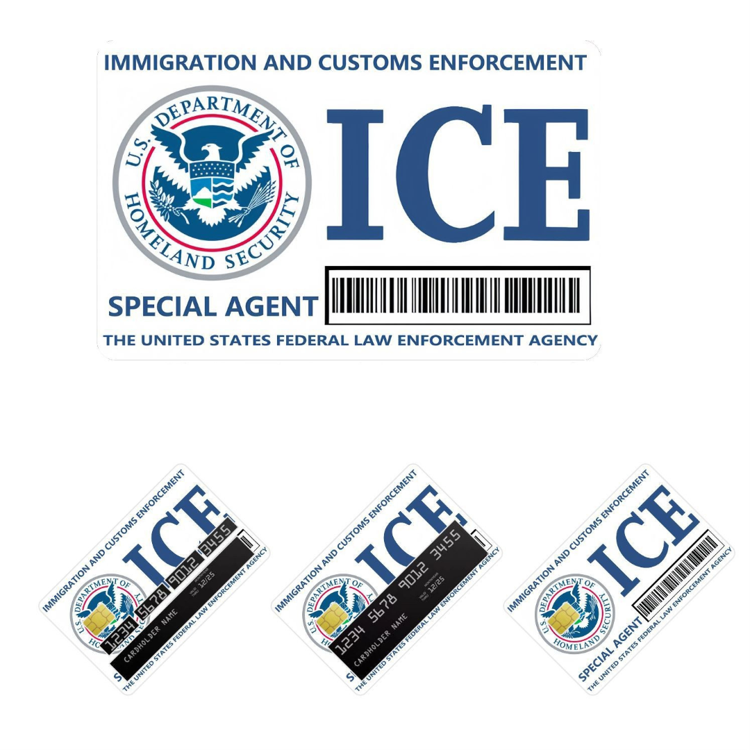 FBI CIA ICE Special Agent ID Card Sticker