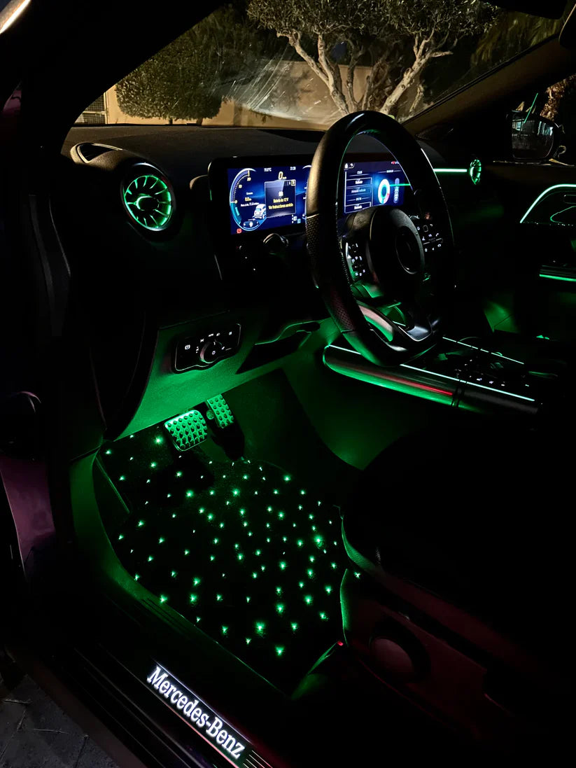 Starlight Fiber optic car Floor Mats