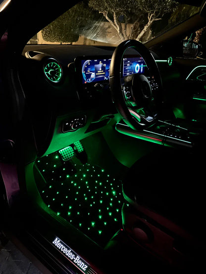 Starlight Fiber optic car Floor Mats