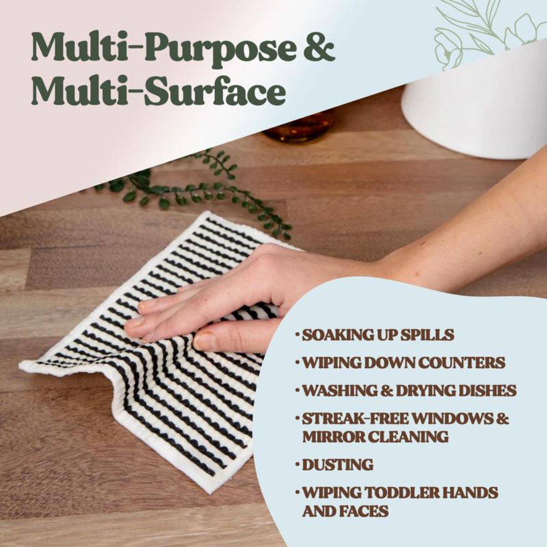 Swedish Dishcloths for Kitchen & Cleaning(6 pieces)