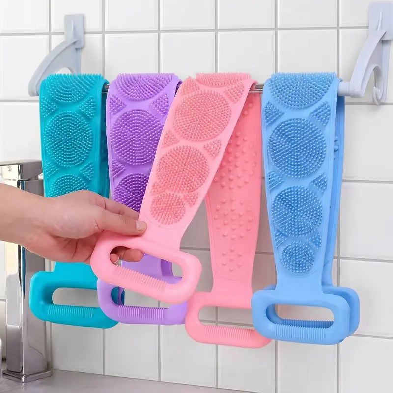 Double-Sided Silicone Shower Back Scrubber