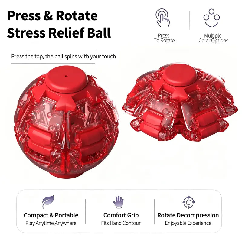 Press-to-Spin Fidget Ball