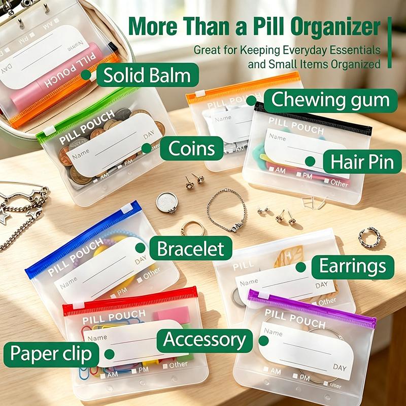 Waterproof Pill Organizer Pouches