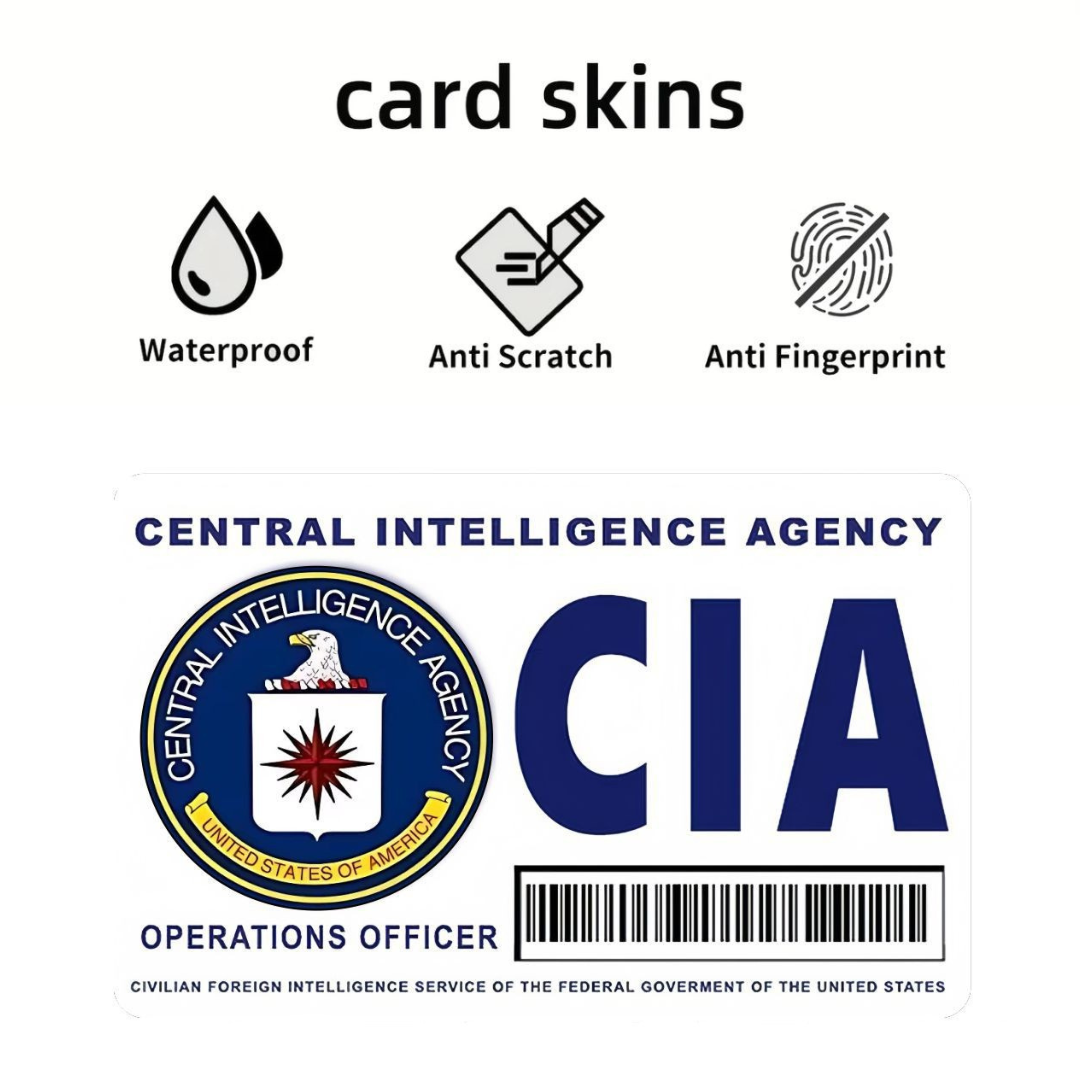 FBI CIA ICE Special Agent ID Card Sticker
