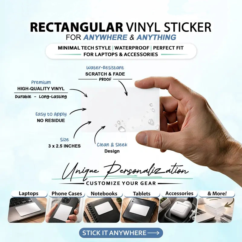 Holographic Character Vinyl Sticker