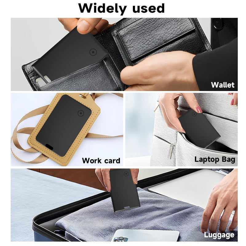 Slim iOS Wallet Tracker Card