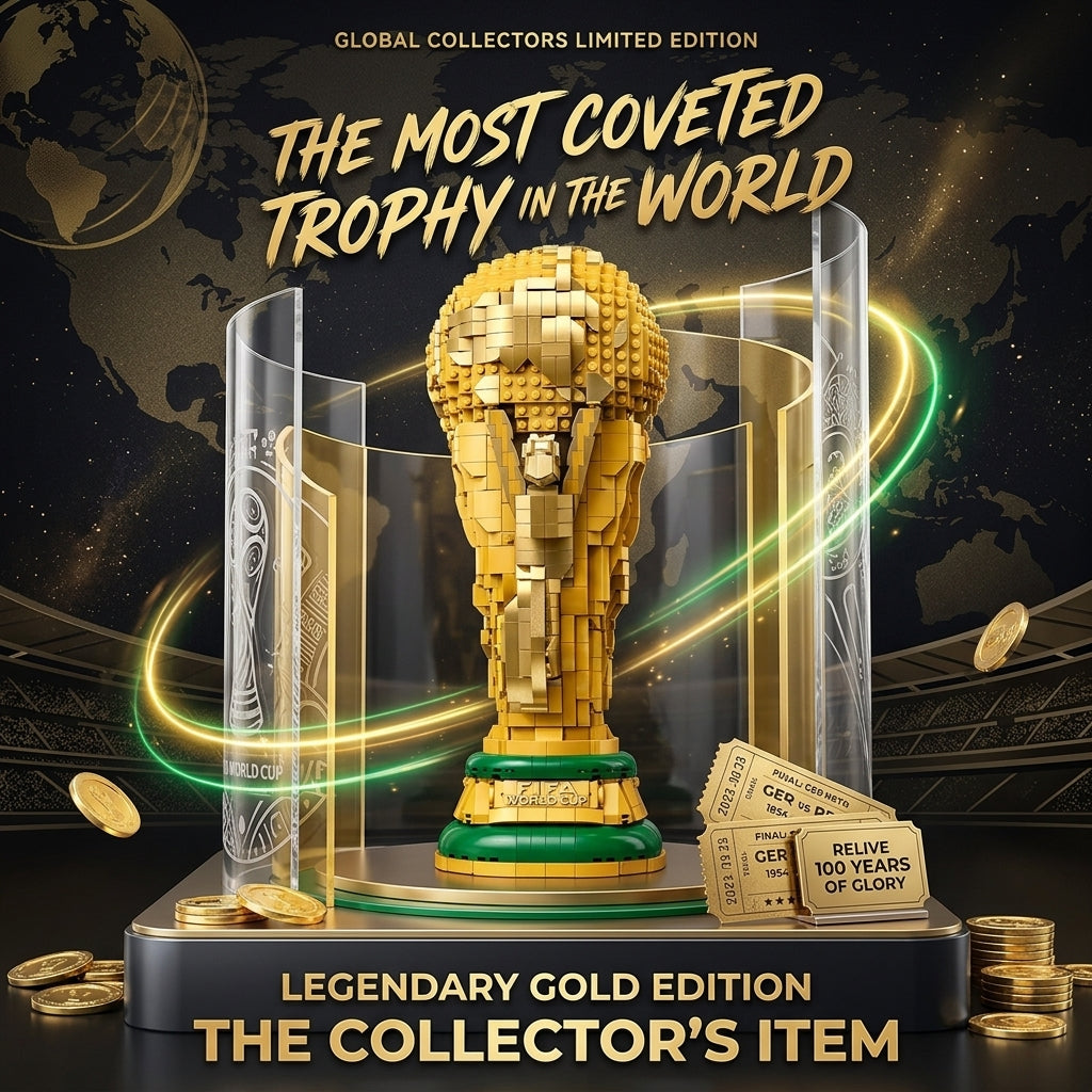 2026 World Cup Trophy Building Block Set