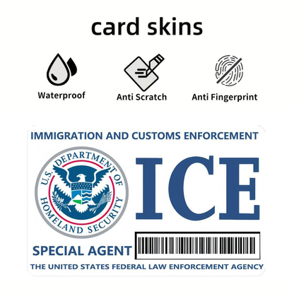 FBI CIA ICE Special Agent ID Card Sticker