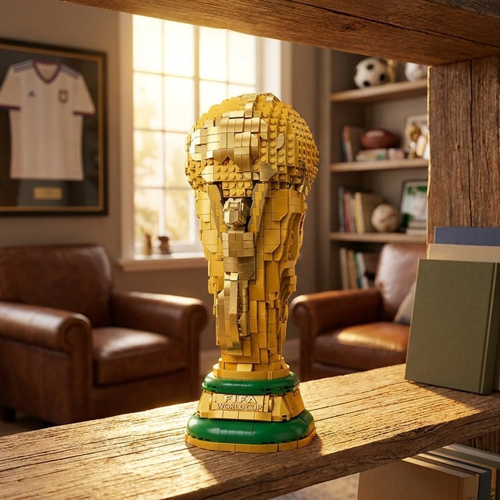 2026 World Cup Trophy Building Block Set
