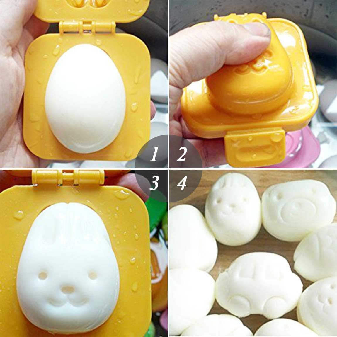 6Pcs Hard Boiled Egg Mold