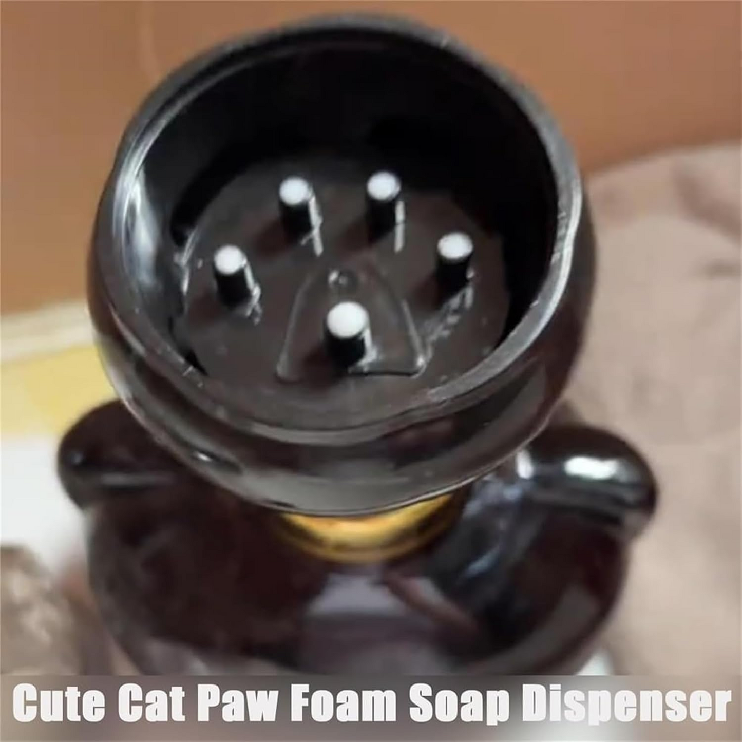 Cat Pawprint Soap Dispenser