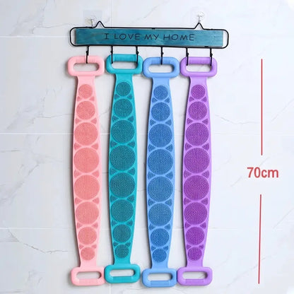 Double-Sided Silicone Shower Back Scrubber