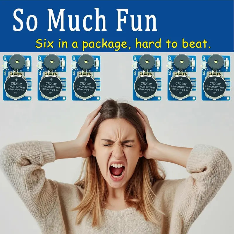 Mini Cricket Prank Noisemakers – 6-Pack