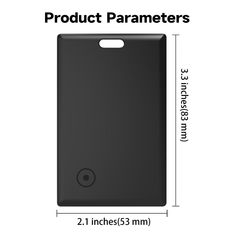 Slim iOS Wallet Tracker Card