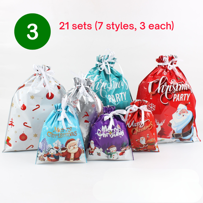 SANTA'S CANDY GIFT BAGS Set（51Pcs）